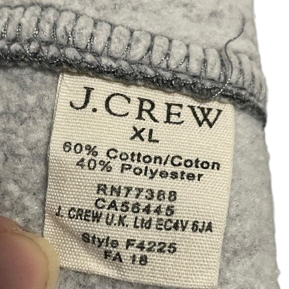 J Crew Mecantile Jogger Mens XL Gray Sweatpants Fleece Tapered Athletic Pants - Picture 6 of 9